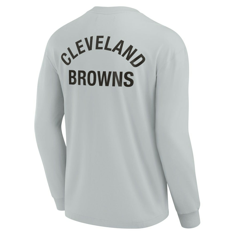 Unisex Elements Super Soft Long Sleeve T-Shirt - Cleveland Browns