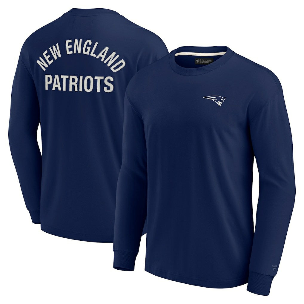 Unisex Elements Super Soft Long Sleeve T-Shirt - New England Patriots