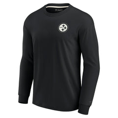 Unisex Elements Super Soft Long Sleeve T-Shirt - Pittsburgh Steelers