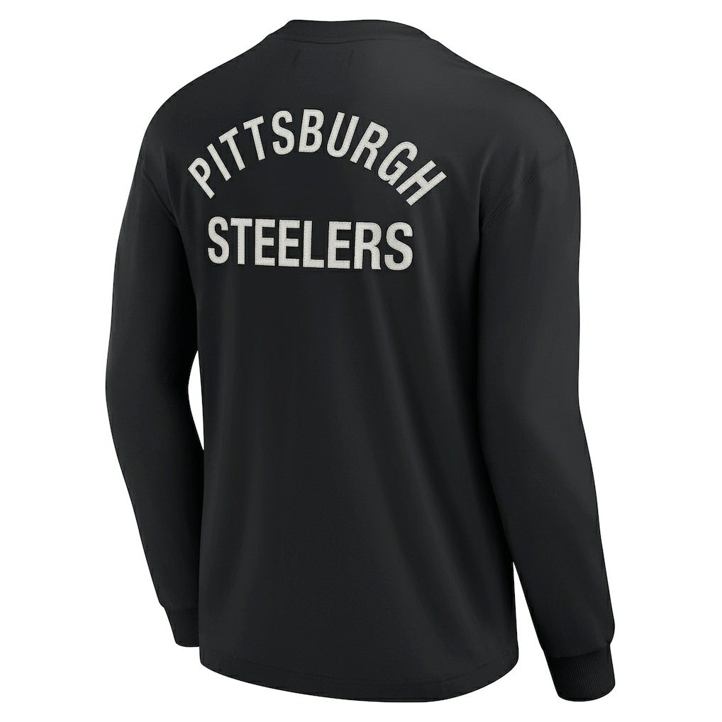Unisex Elements Super Soft Long Sleeve T-Shirt - Pittsburgh Steelers