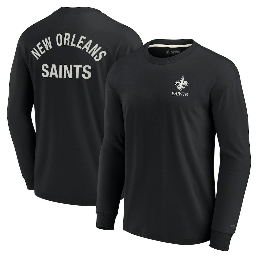 Unisex Elements Super Soft Long Sleeve T-Shirt - New Orleans Saints