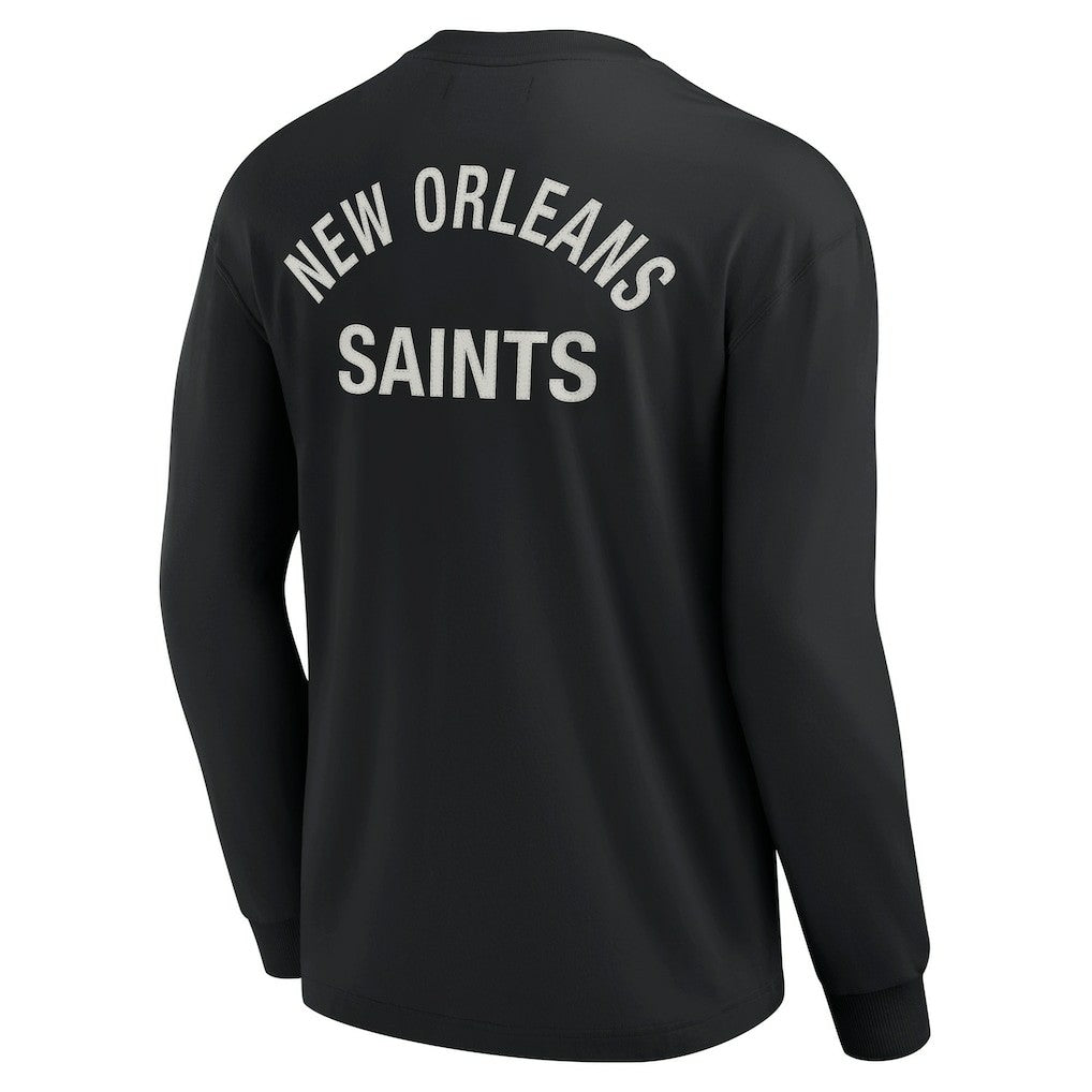 Unisex Elements Super Soft Long Sleeve T-Shirt - New Orleans Saints