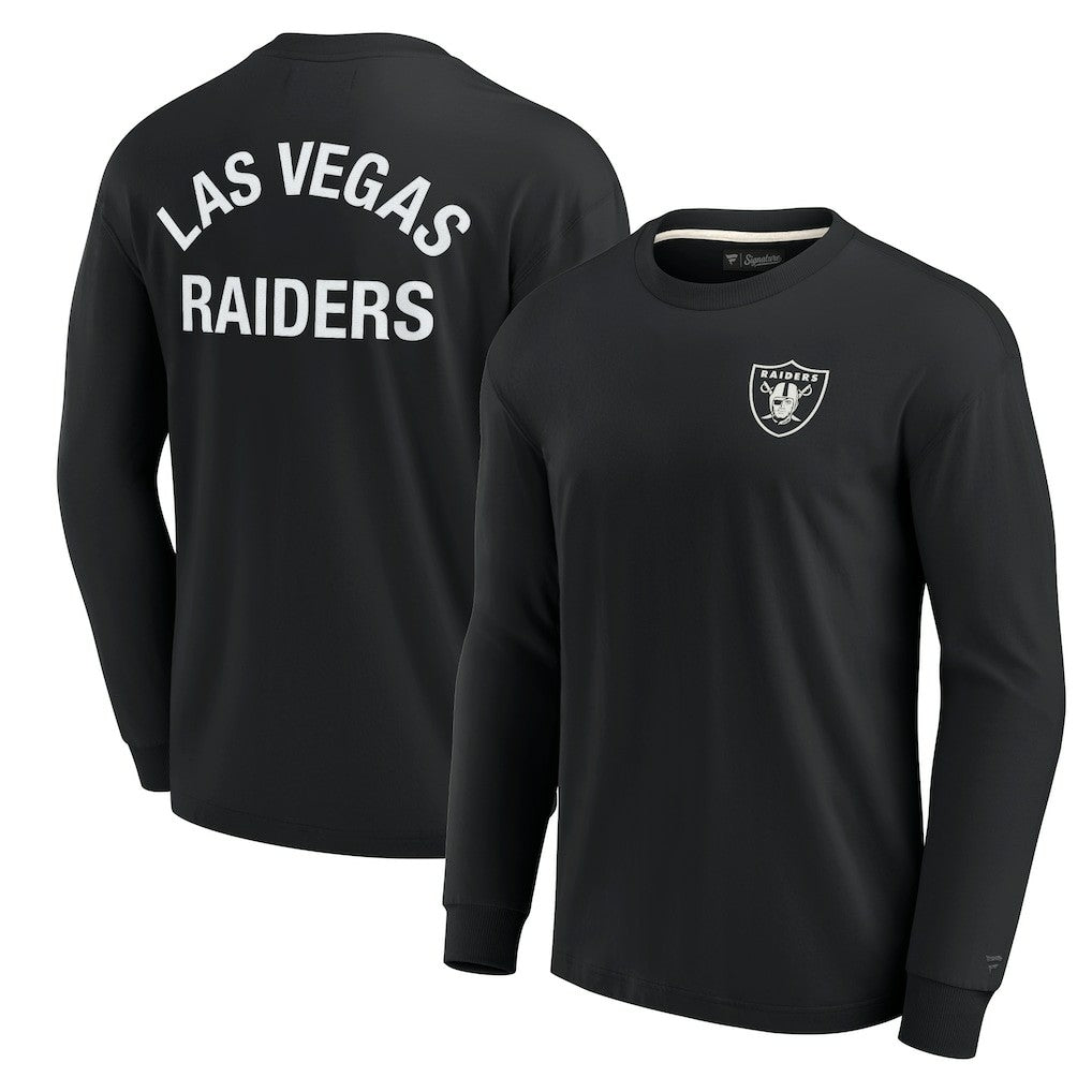 Unisex Elements Super Soft Long Sleeve T-Shirt - Las Vegas Raiders