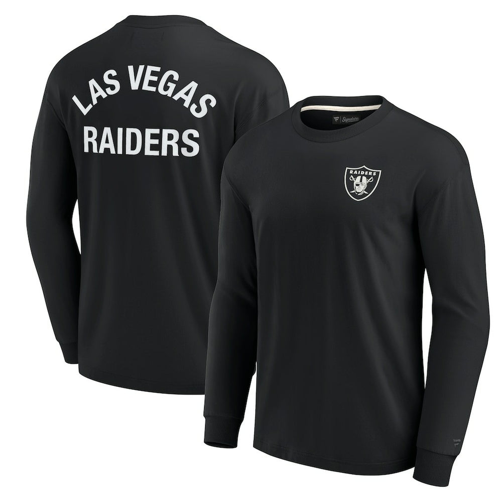 Unisex Elements Super Soft Long Sleeve T-Shirt - Las Vegas Raiders
