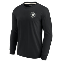 Unisex Elements Super Soft Long Sleeve T-Shirt - Las Vegas Raiders