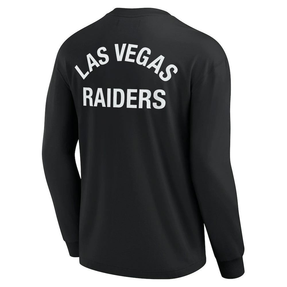 Unisex Elements Super Soft Long Sleeve T-Shirt - Las Vegas Raiders