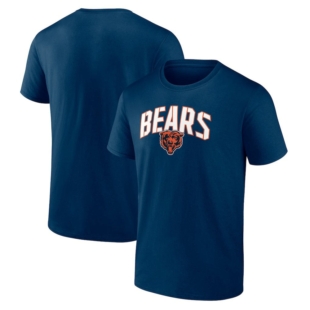 Arched Kicker Stencil T-Shirt - Chicago Bears