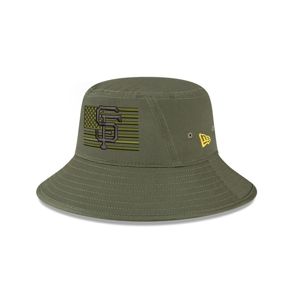 MLB San Francisco Giants New Era 2023 Armed Forces Day Bucket Hat