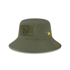 MLB San Francisco Giants New Era 2023 Armed Forces Day Bucket Hat