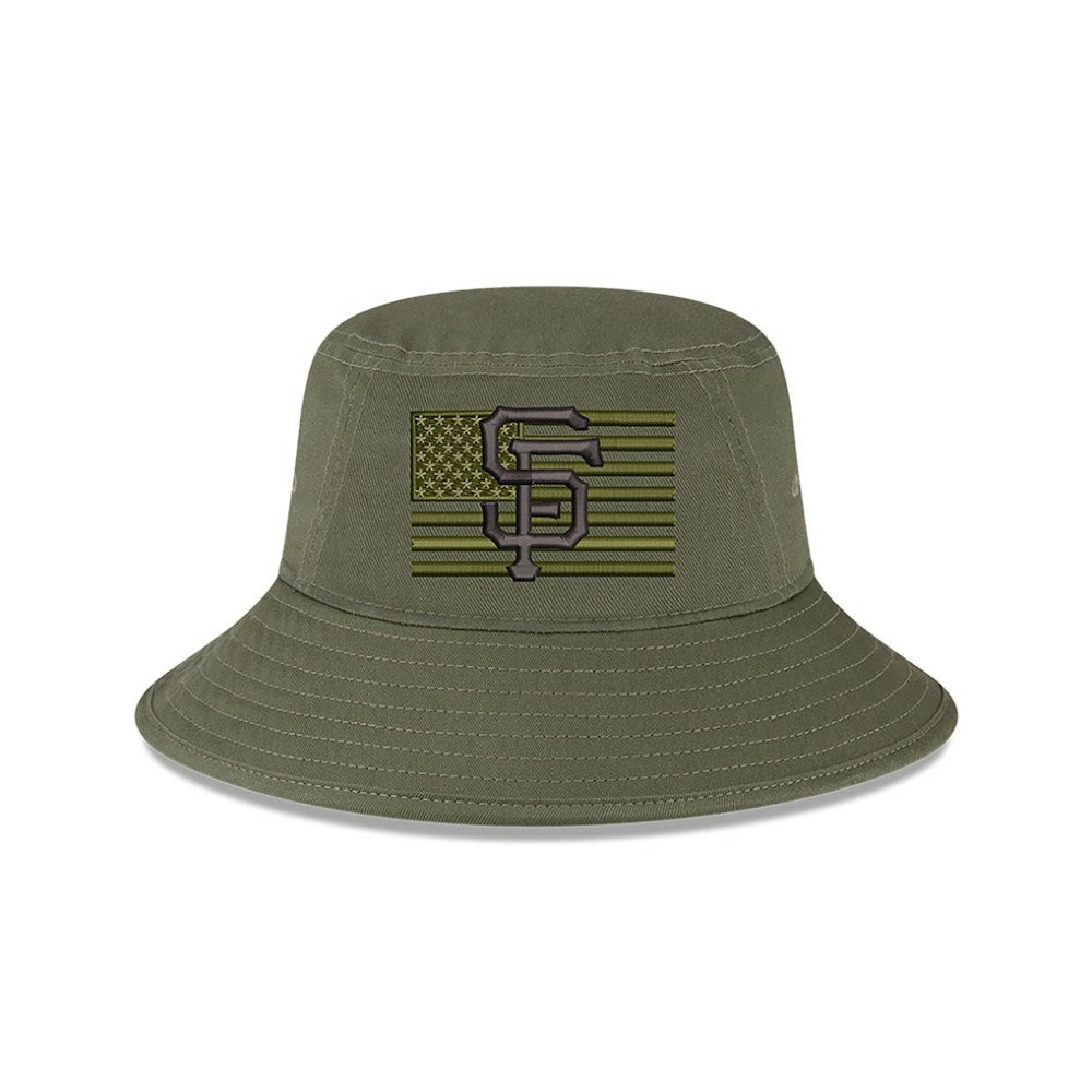 MLB San Francisco Giants New Era 2023 Armed Forces Day Bucket Hat