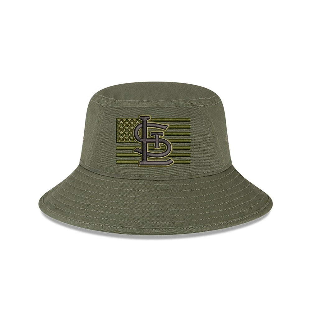 MLB St. Louis Cardinals New Era 2023 Armed Forces Day Bucket Hat