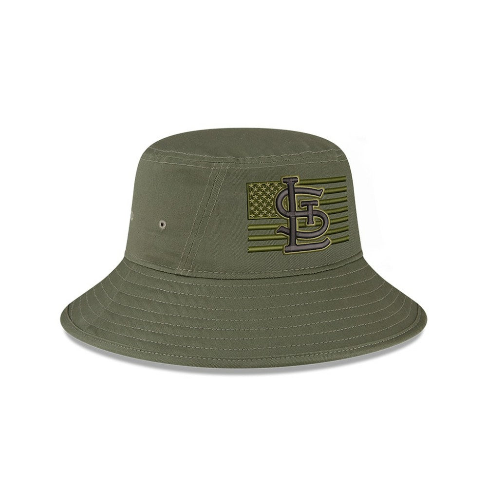 MLB St. Louis Cardinals New Era 2023 Armed Forces Day Bucket Hat