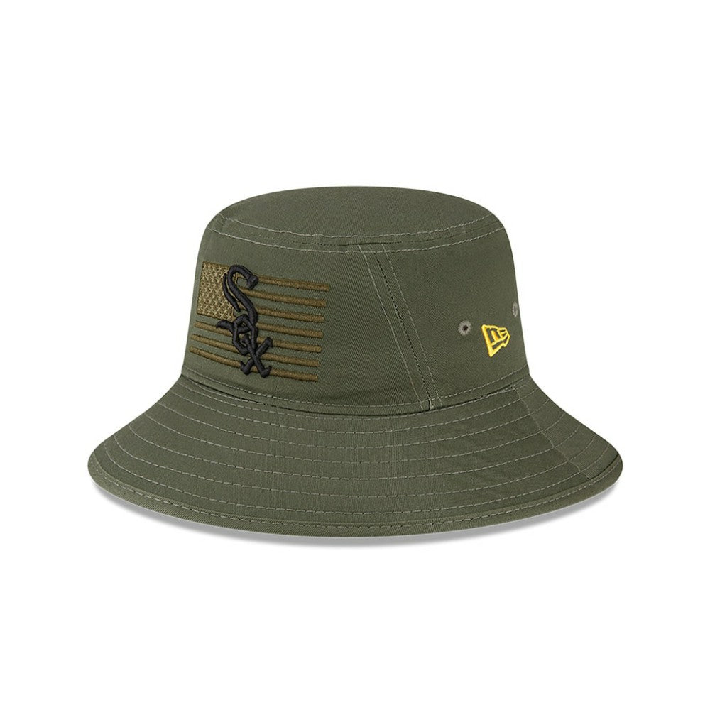 MLB Chicago White Sox New Era 2023 Armed Forces Day Bucket Hat
