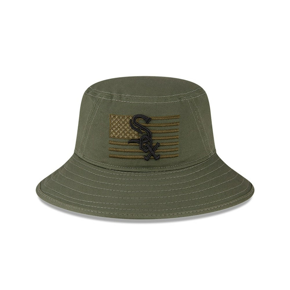 MLB Chicago White Sox New Era 2023 Armed Forces Day Bucket Hat