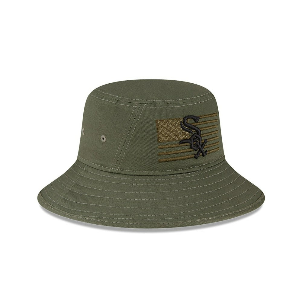 MLB Chicago White Sox New Era 2023 Armed Forces Day Bucket Hat