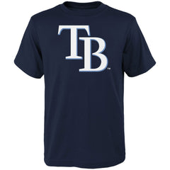 MLB Tampa Bay Rays Youth Logo Primary Team T-Shirt