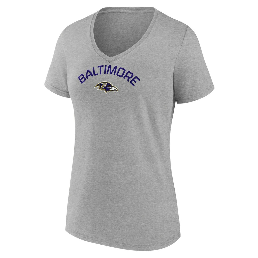 Women's Team Arc V-Neck T-Shirt - Baltimore Ravens