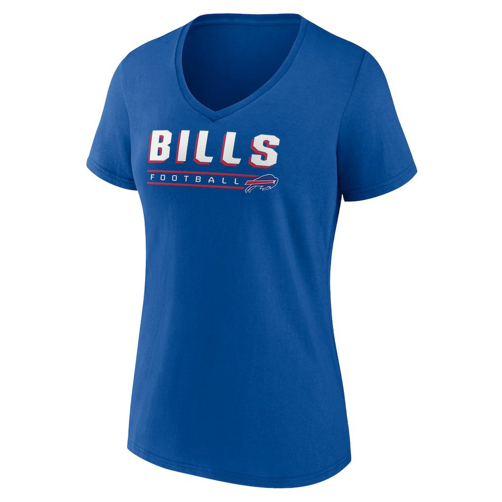 Women's Primary Play V-Neck T-Shirt - Buffalo Bills