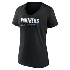 Women's Primary Play V-Neck T-Shirt - Carolina Panthers