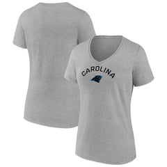 Women's Team Arc V-Neck T-Shirt - Carolina Panthers
