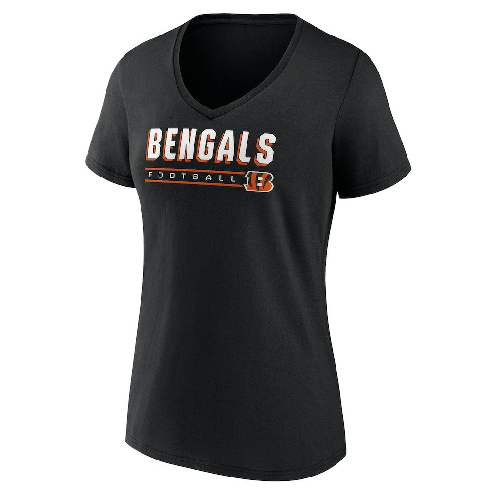 Women's Primary Play V-Neck T-Shirt - Cincinnati Bengals