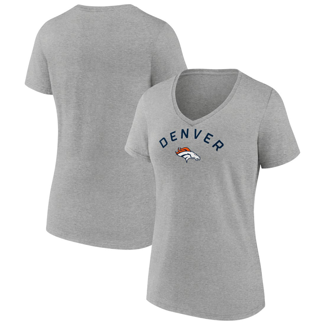 Women's Team Arc V-Neck T-Shirt - Denver Broncos