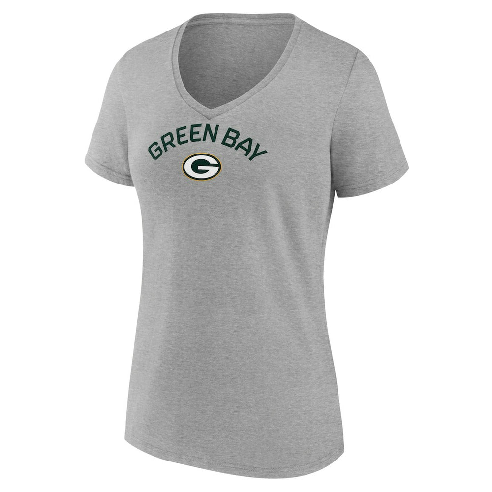 Women's Team Arc V-Neck T-Shirt - Green Bay Packers