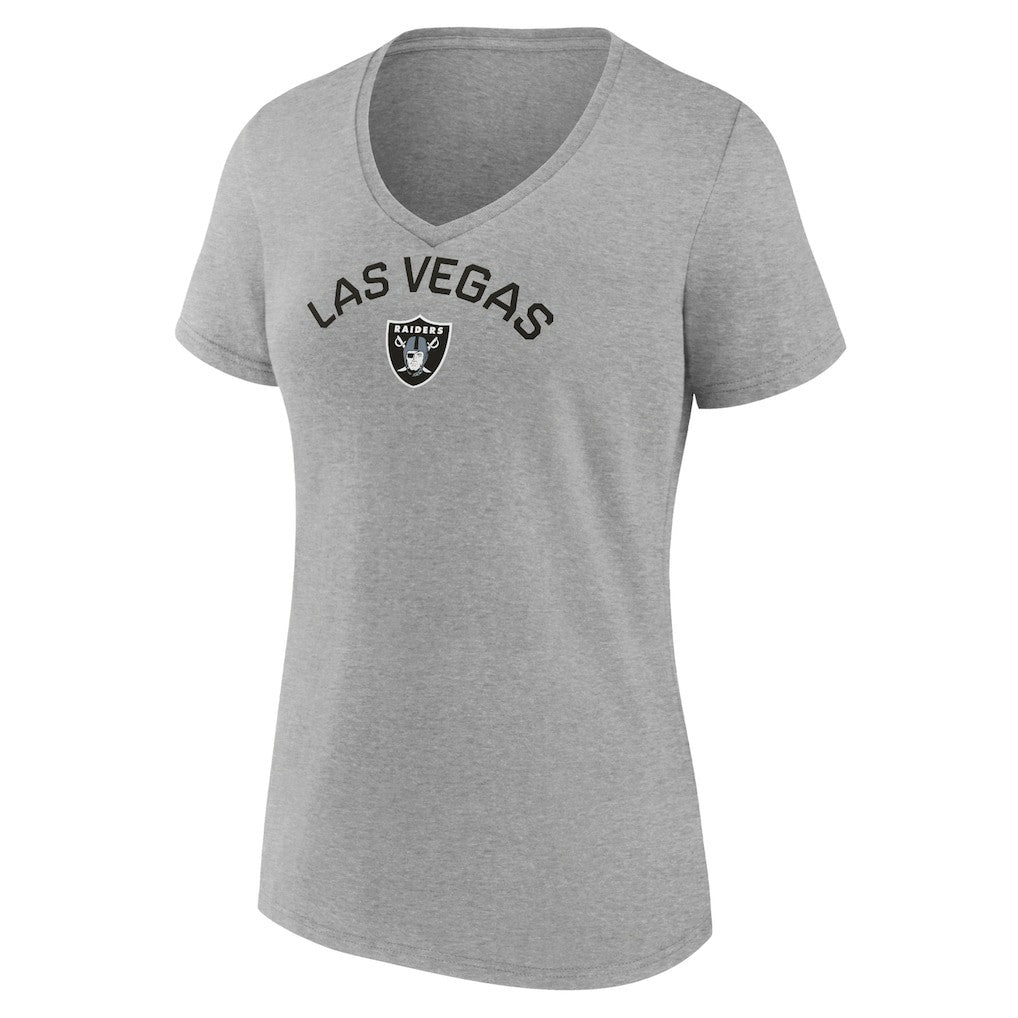 Women's Team Arc V-Neck T-Shirt - Las Vegas Raiders