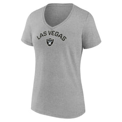 Women's Team Arc V-Neck T-Shirt - Las Vegas Raiders