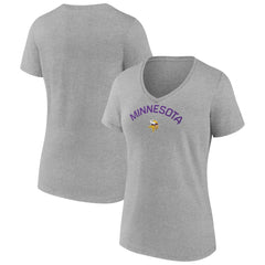 Women's Team Arc V-Neck T-Shirt - Minnesota Vikings