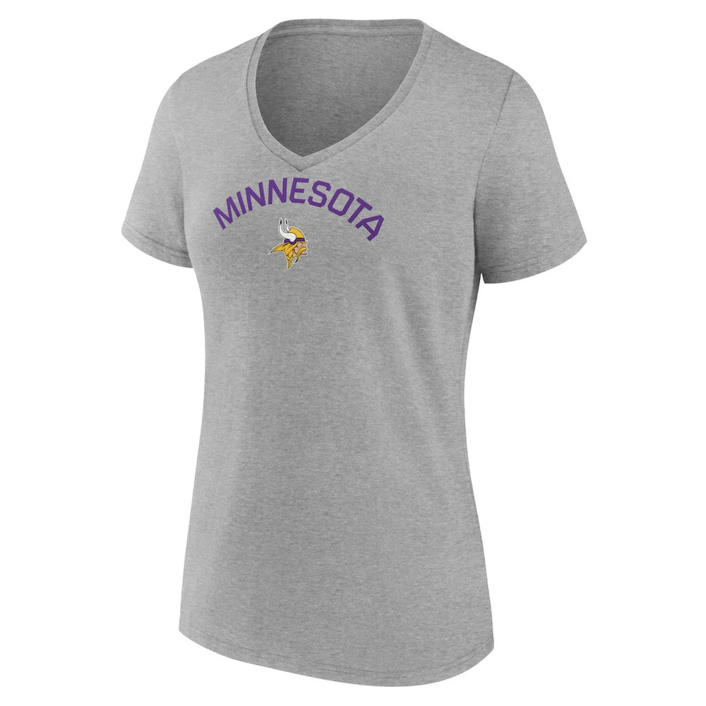 Women's Team Arc V-Neck T-Shirt - Minnesota Vikings