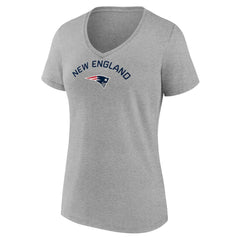 Women's Team Arc V-Neck T-Shirt - New England Patriots