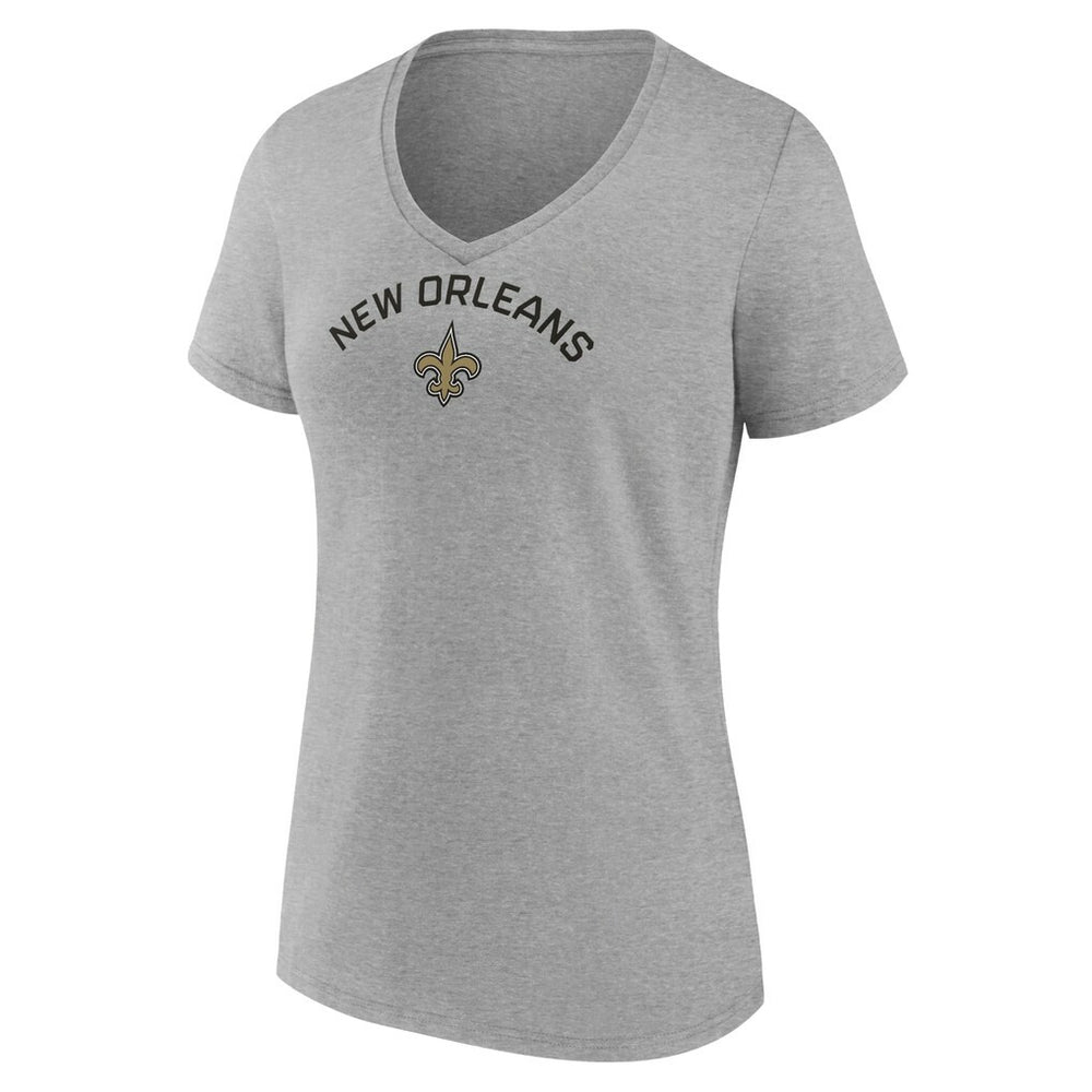Women's Team Arc V-Neck T-Shirt - New Orleans Saints