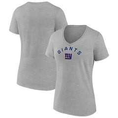 Women's Team Arc V-Neck T-Shirt - New York Giants