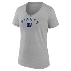 Women's Team Arc V-Neck T-Shirt - New York Giants