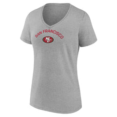 Women's Team Arc V-Neck T-Shirt - San Francisco 49ers