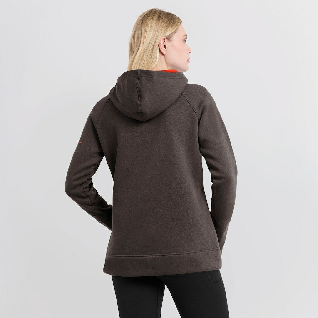 Women's Asymmetrical Raglan Full-Zip Hoodie - Cleveland Browns