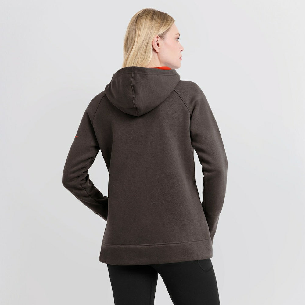 Women's Asymmetrical Raglan Full-Zip Hoodie - Cleveland Browns