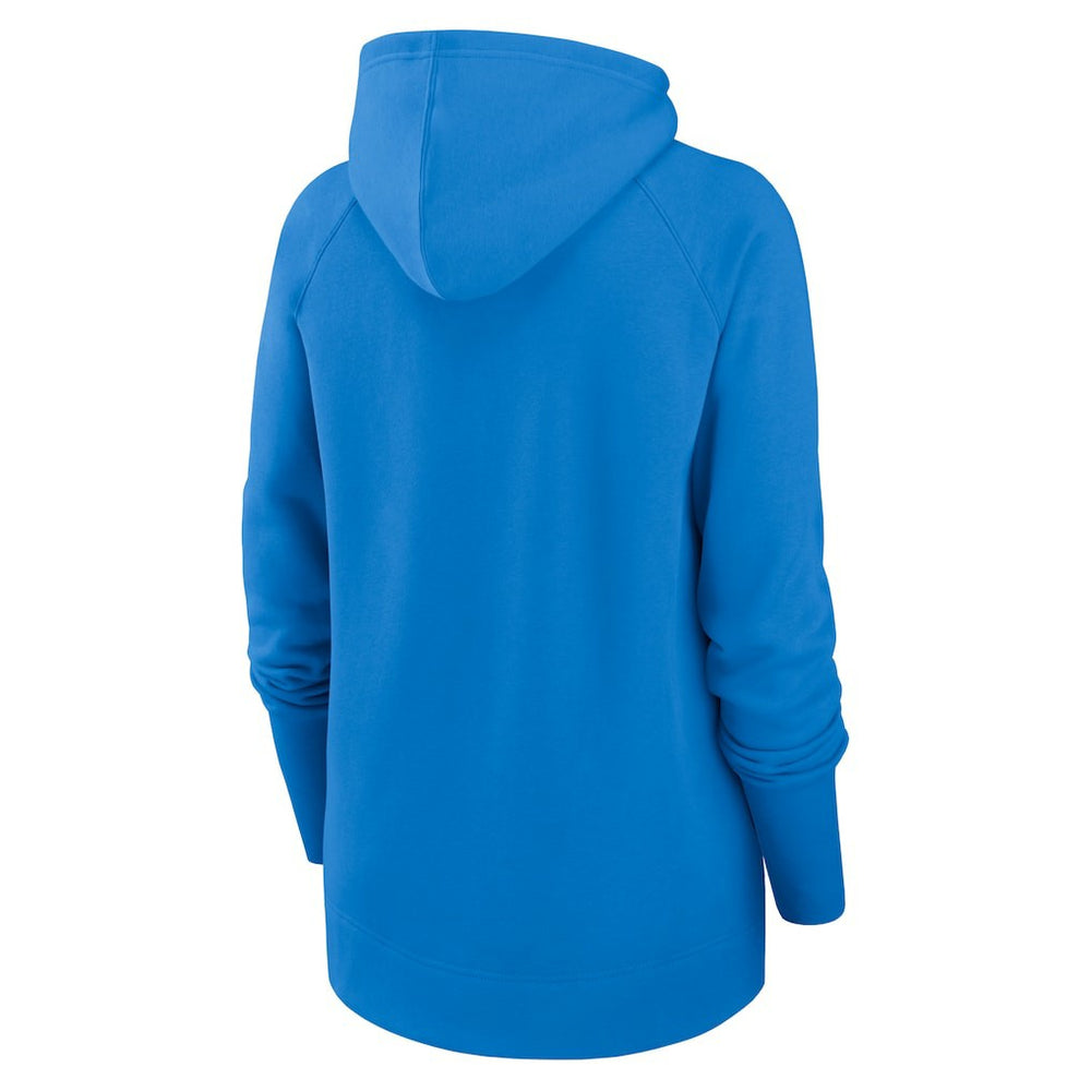 Women's Asymmetrical Raglan Full-Zip Hoodie - Los Angeles Chargers