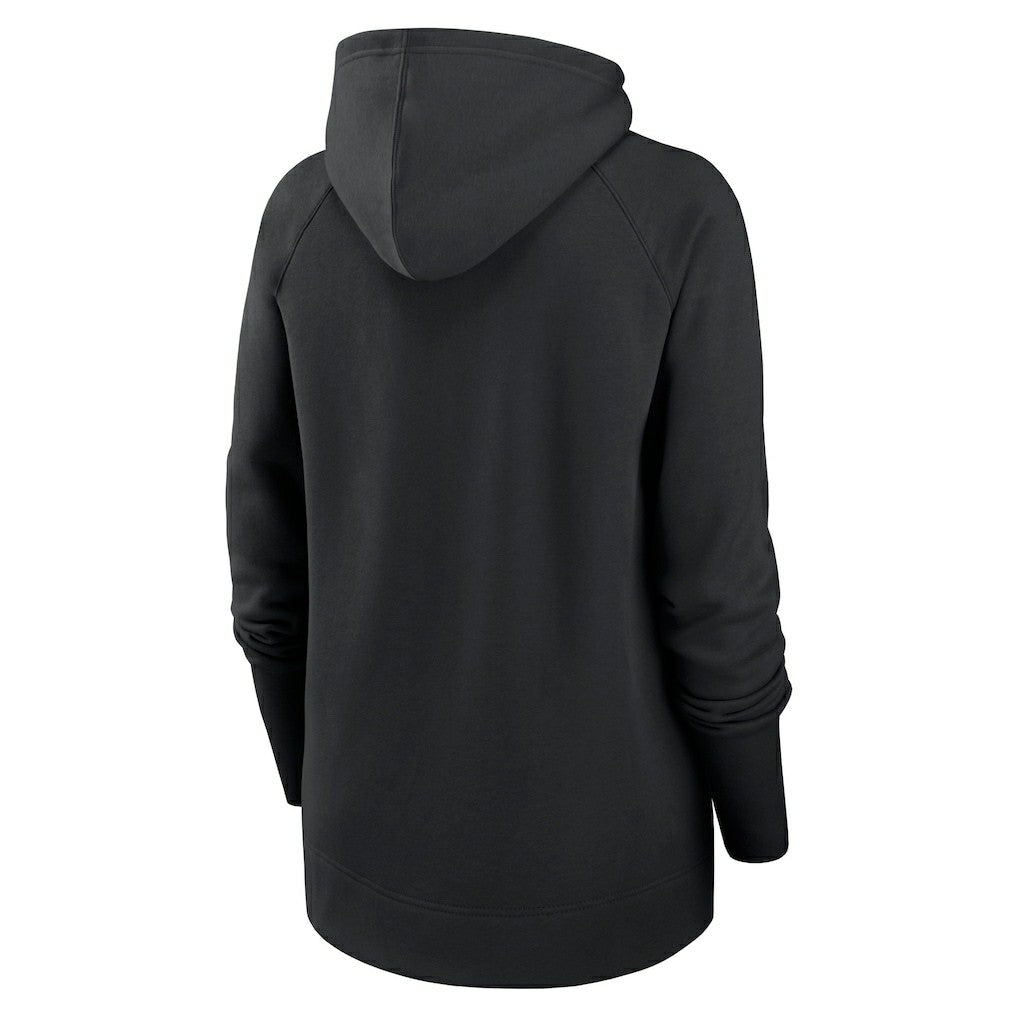 Women's Asymmetrical Raglan Full-Zip Hoodie - New Orleans Saints