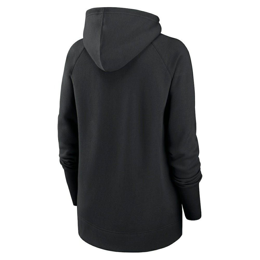 Women's Asymmetrical Raglan Full-Zip Hoodie - New Orleans Saints
