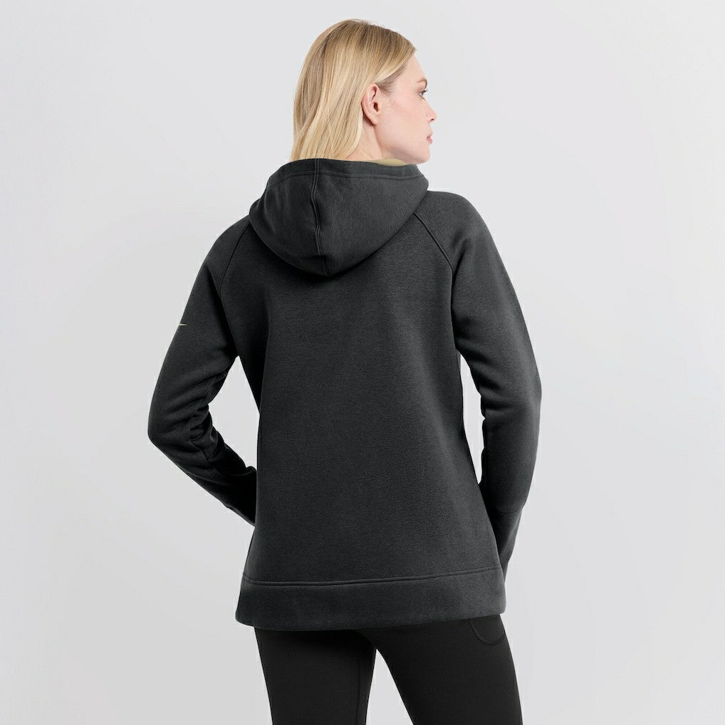 Women's Asymmetrical Raglan Full-Zip Hoodie - New Orleans Saints