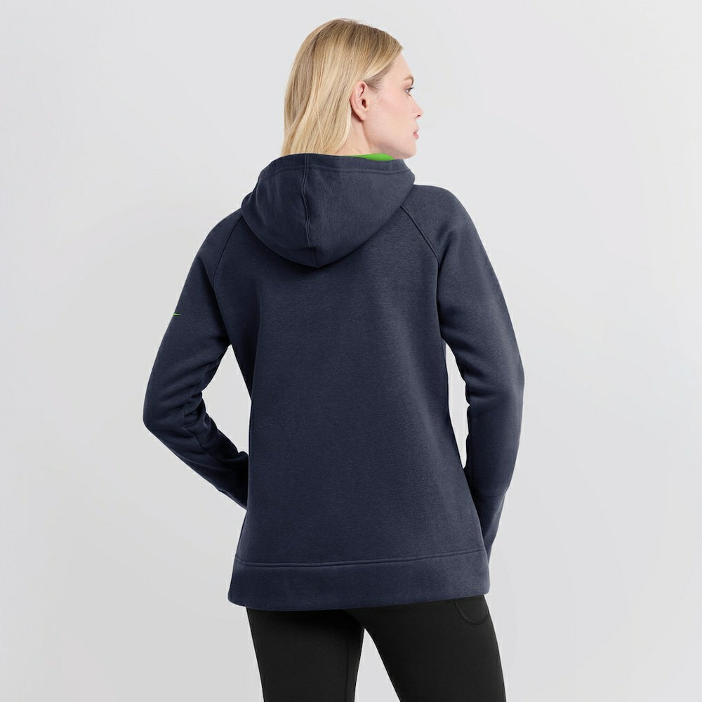 Women's Asymmetrical Raglan Full-Zip Hoodie - Seattle Seahawks