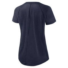 Women's Back Slit Lightweight Fashion T-Shirt - New England Patriots