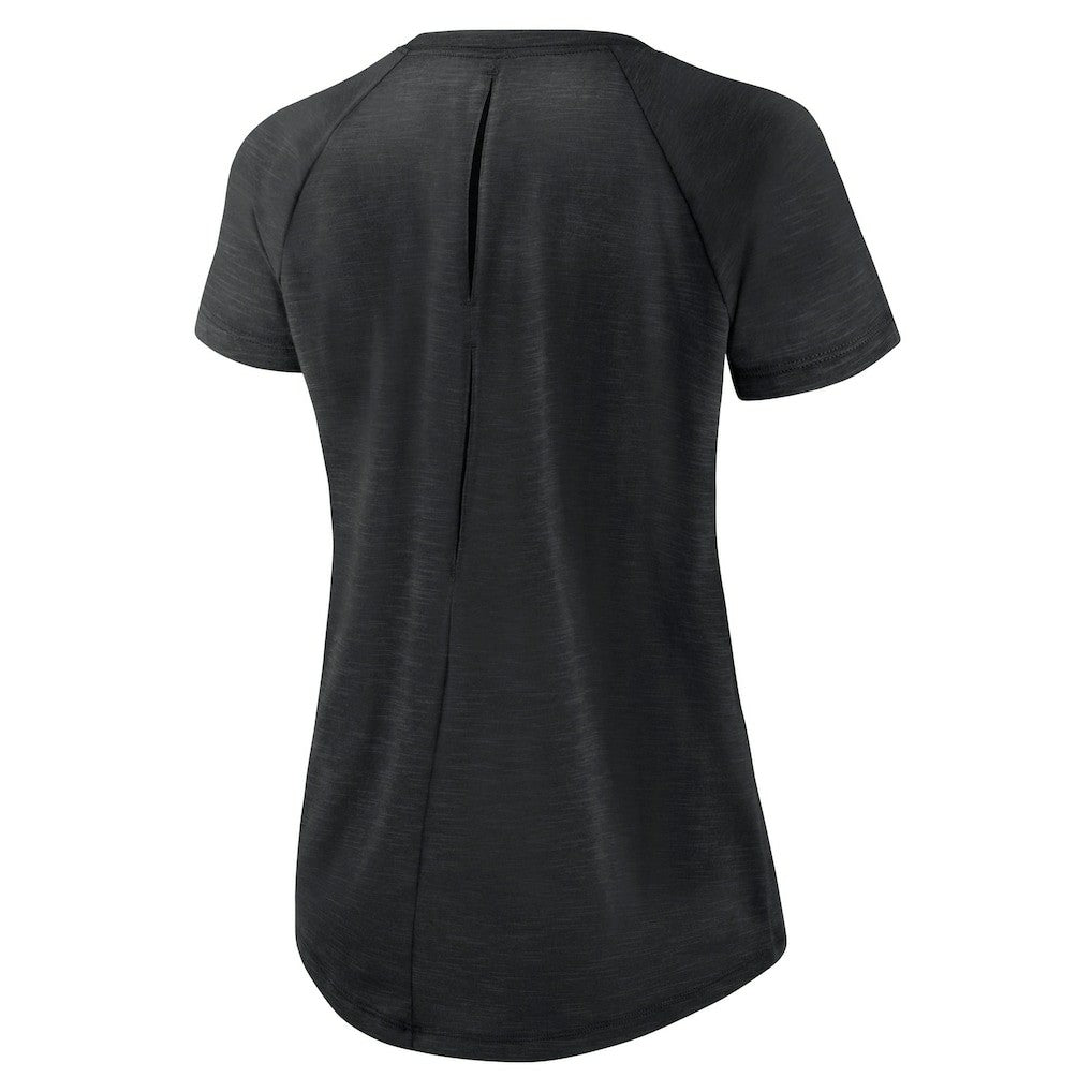 Women's Back Slit Lightweight Fashion T-Shirt - New Orleans Saints