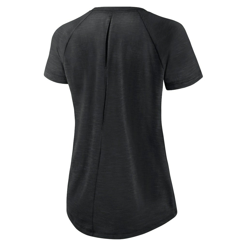 Women's Back Slit Lightweight Fashion T-Shirt - New Orleans Saints