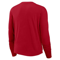 Women's Modest Crop Performance Long Sleeve T-Shirt - Tampa Bay Buccaneers