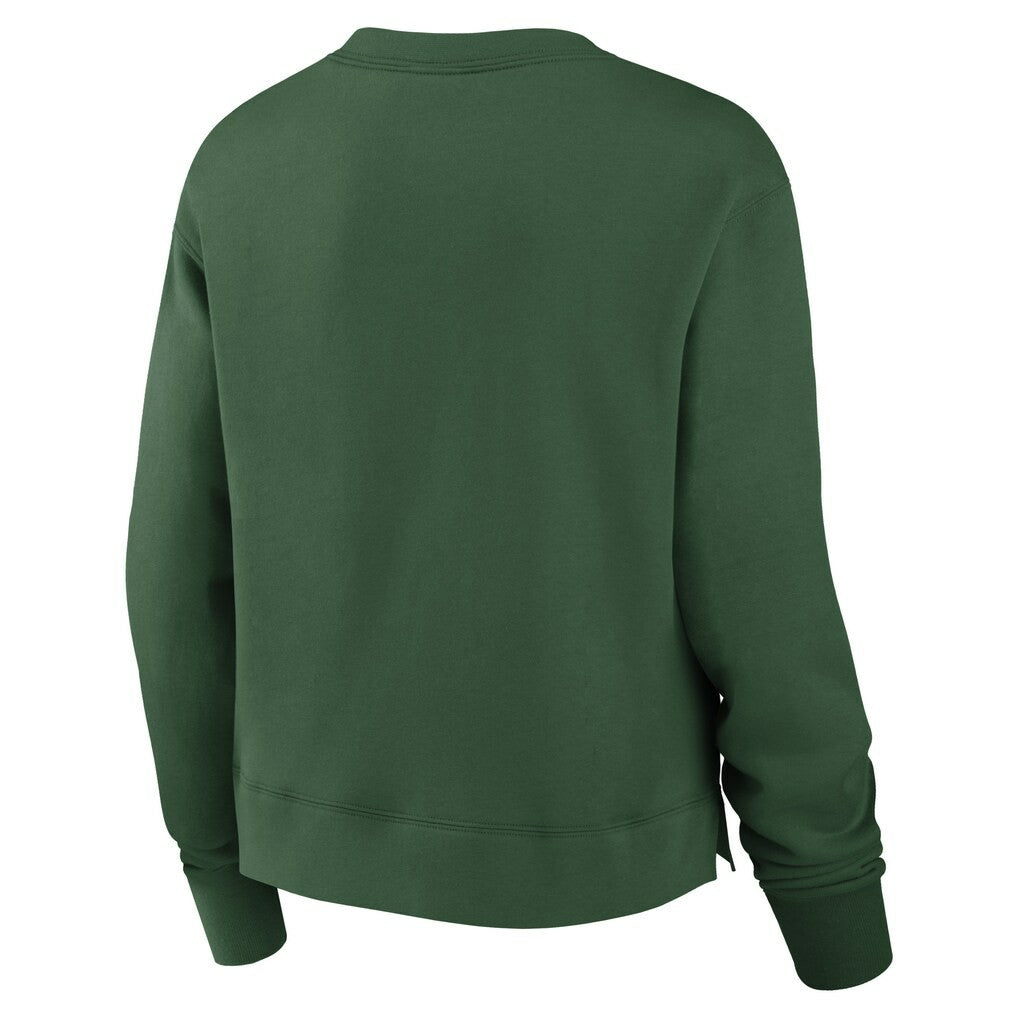 Women's High Hip Fleece Pullover Sweatshirt - New York Jets