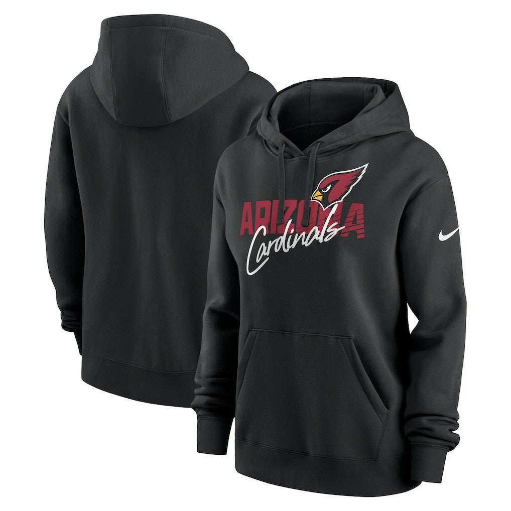 Women's Wordmark Club Fleece Pullover Hoodie - Arizona Cardinals