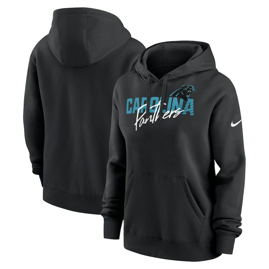 Women's Wordmark Club Fleece Pullover Hoodie - Carolina Panthers